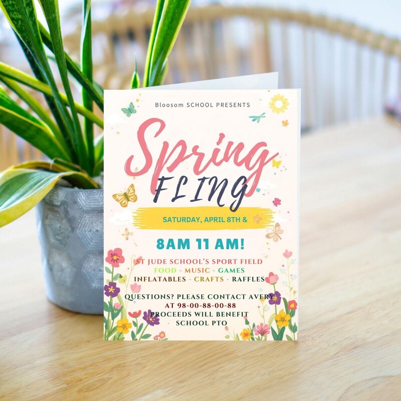 Spring Fling Flyer - Etsy