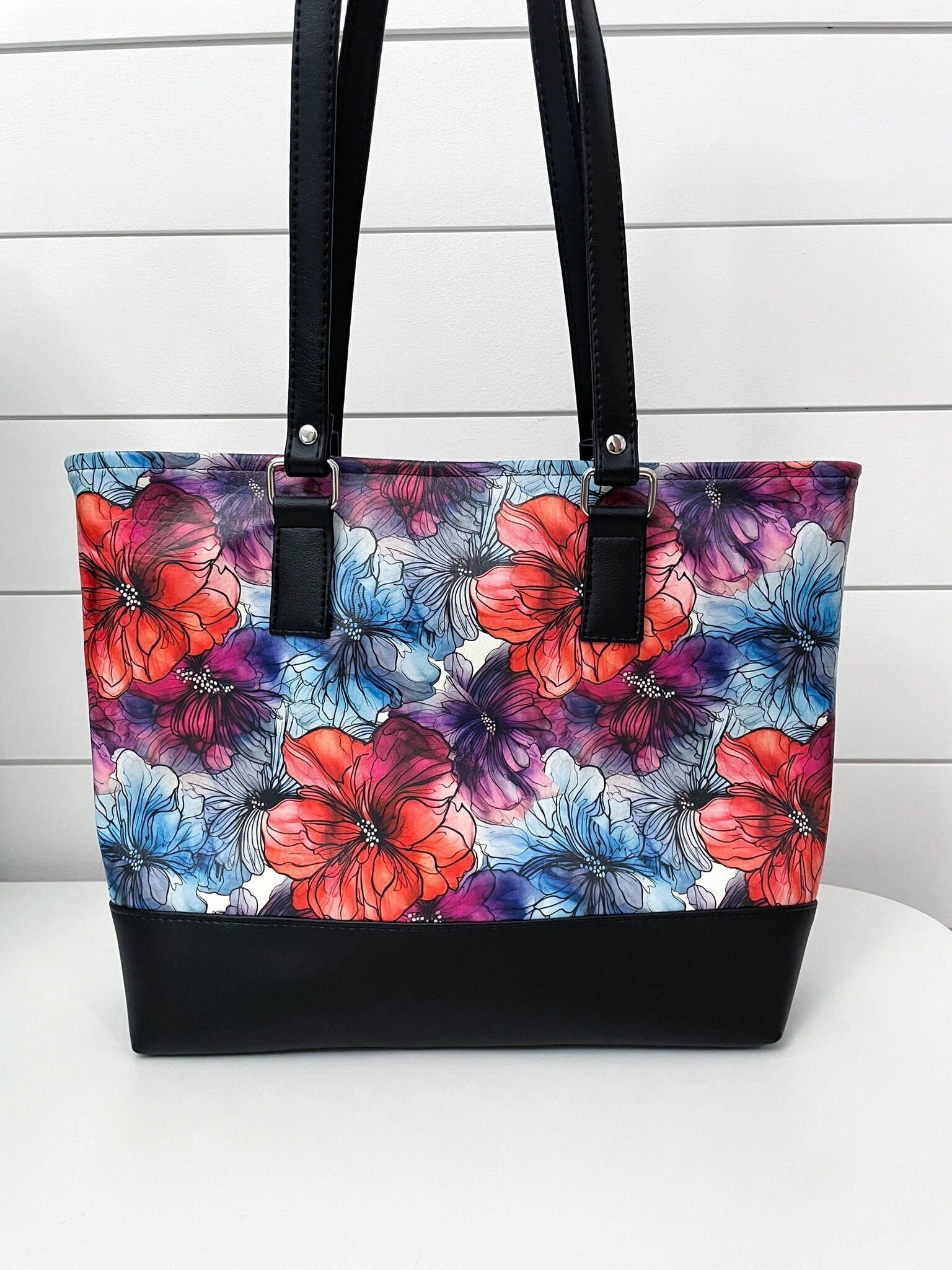 Colorful tote purse hotsell