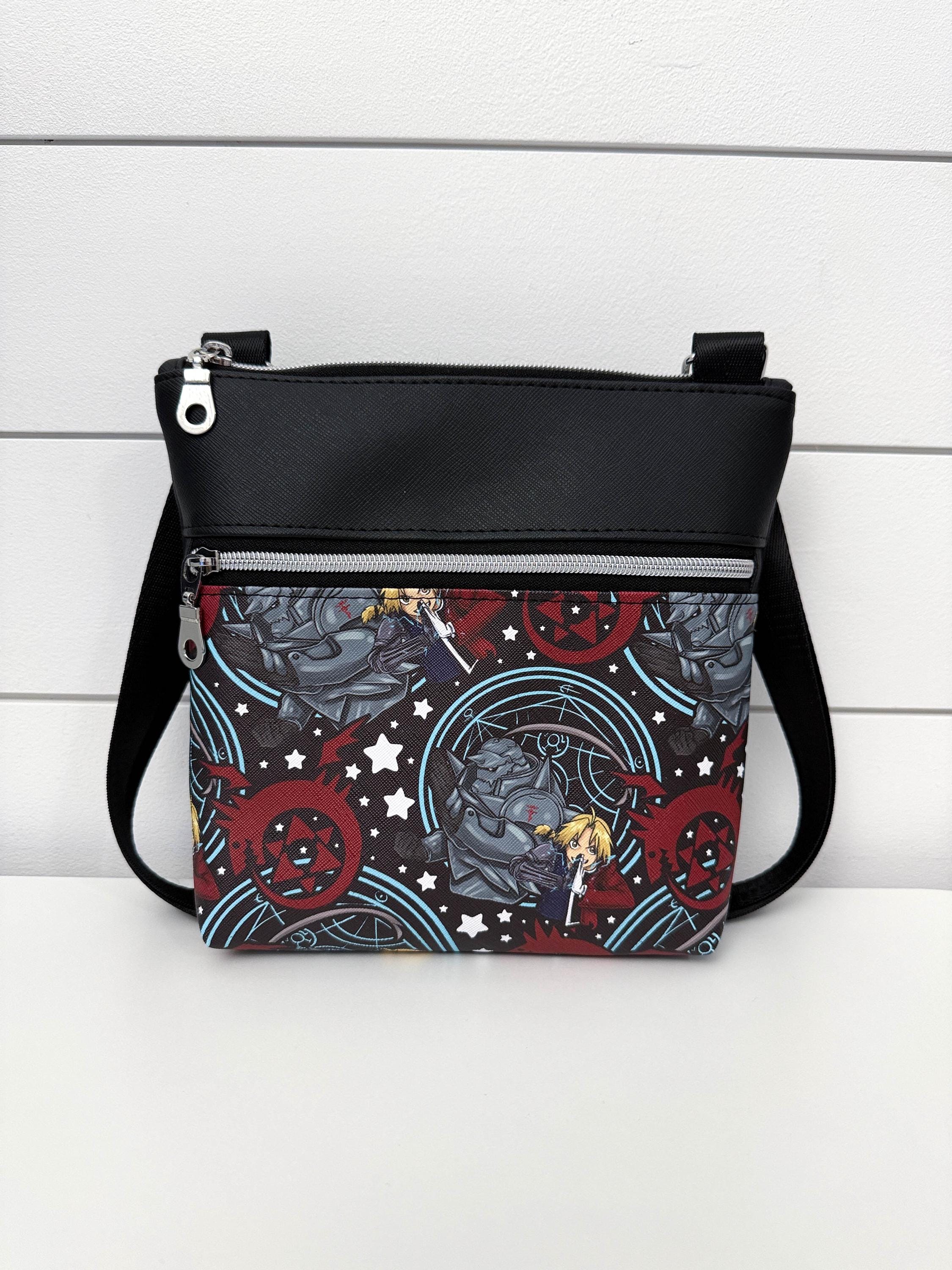 Sac à bandoulière Alchemy Brothers - sac à main fait main bandoulière - bandoulière réglable - accessoire de fan Otaku du jeu vidéo manga anime