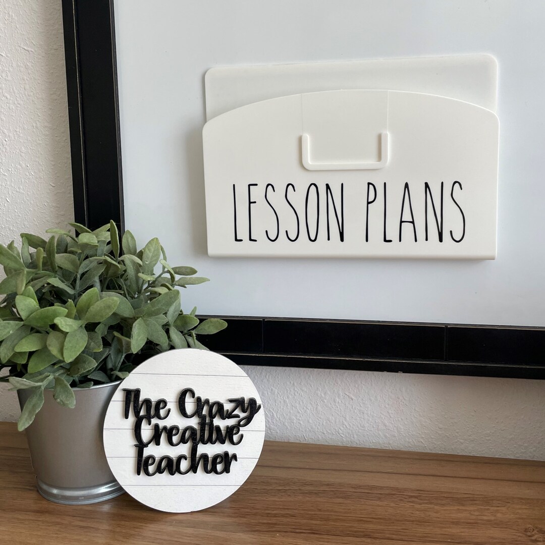 Whiteboard Paper Holder Organizer for Teacher Lesson Etsy