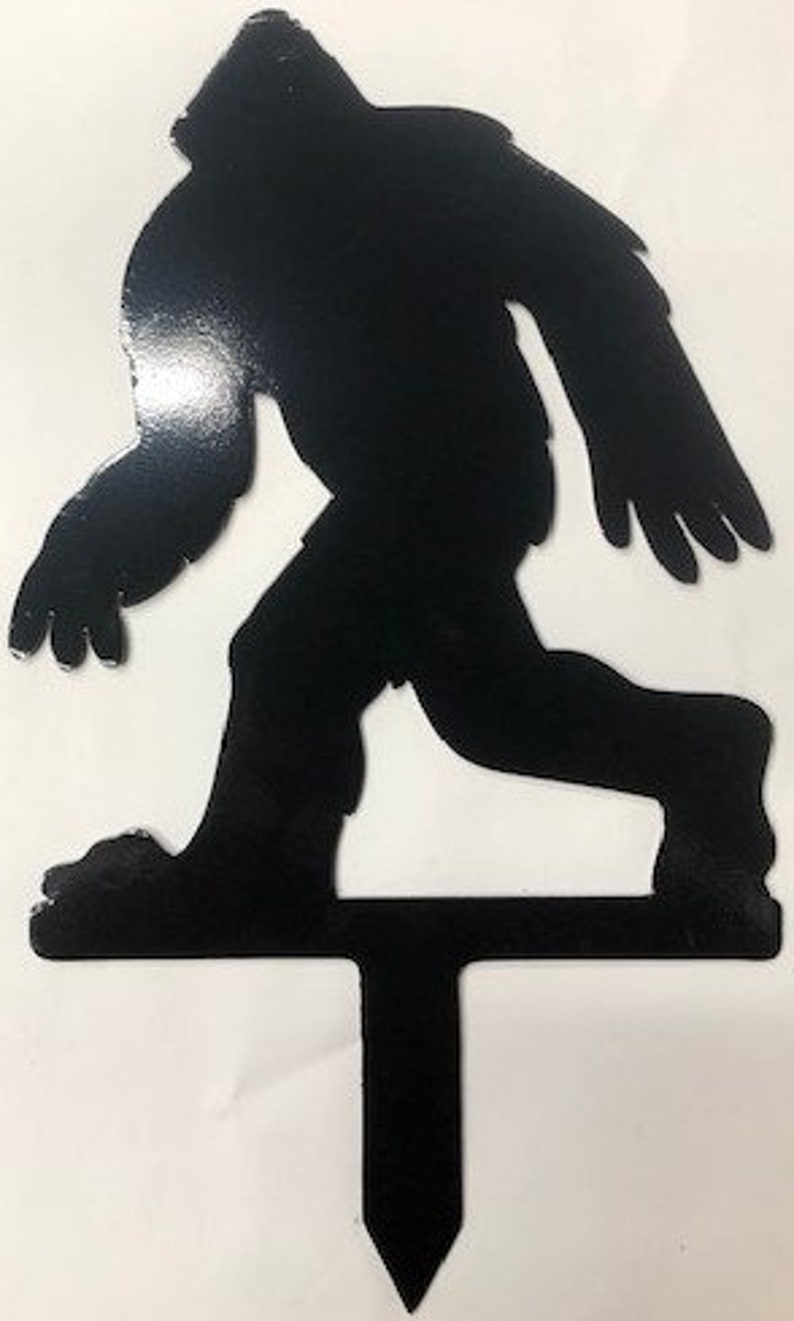 Metal Bigfoot Yard Stake Yard Garden Art Etsy