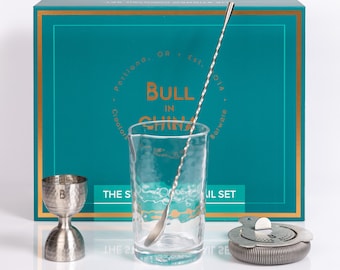 Luxury Stirred Cocktail Bar Set - Home Bar Essential - Gift for Whiskey Lovers