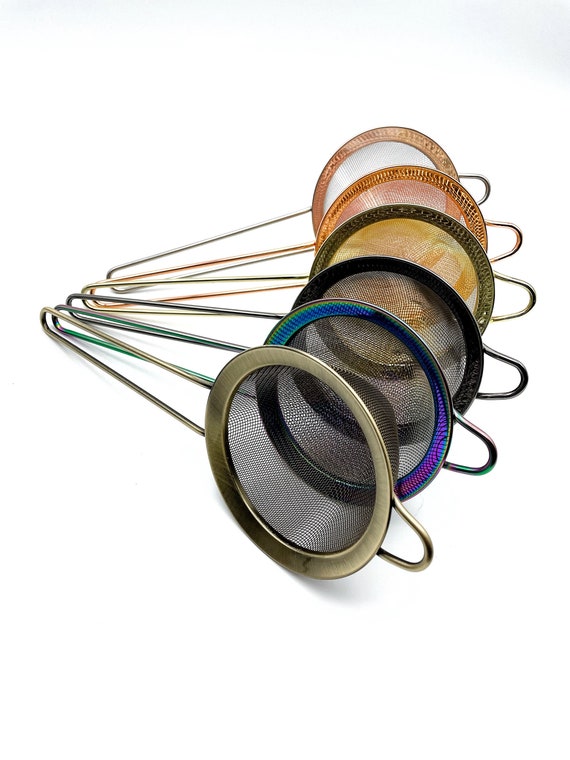 Fine Mesh Strainers Multiple Finishes Etsy