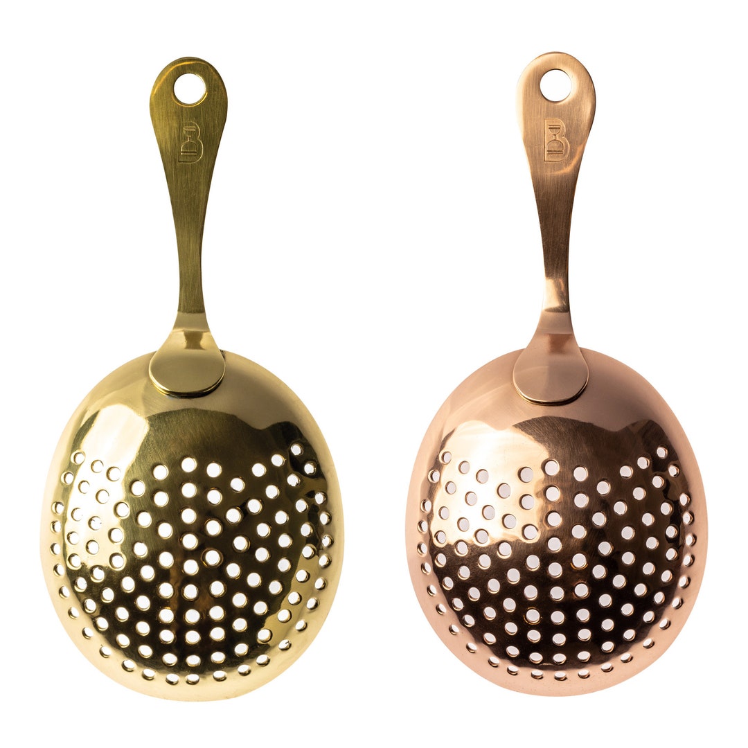 Solid Copper and Brass Julep Strainers Etsy