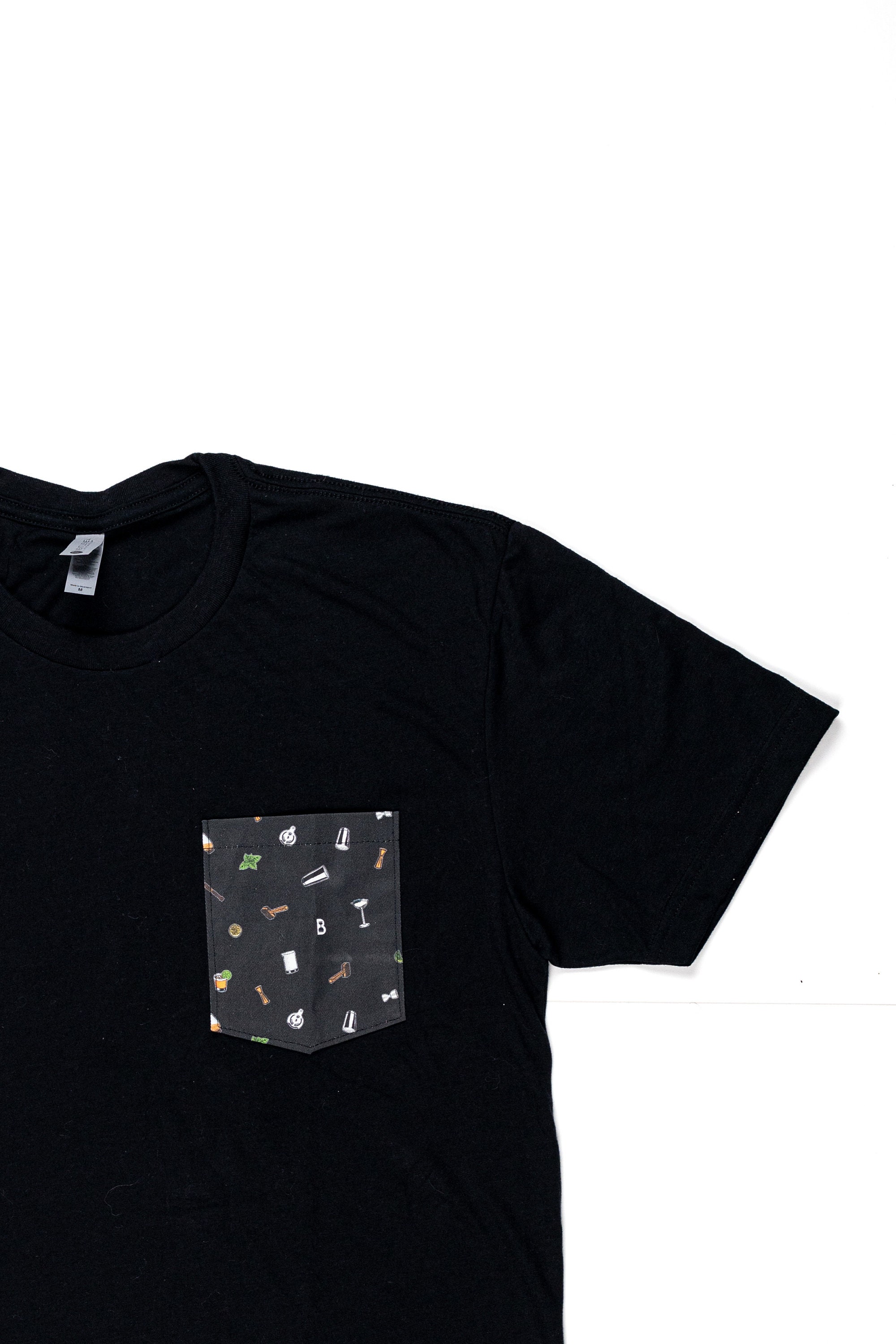 [ STIGMA ]★23 PAISLEY POCKET OVERSIZED T-SHIRTS TAKAHIROMIYASHITATheSoloist. S logo and bone emblem.black