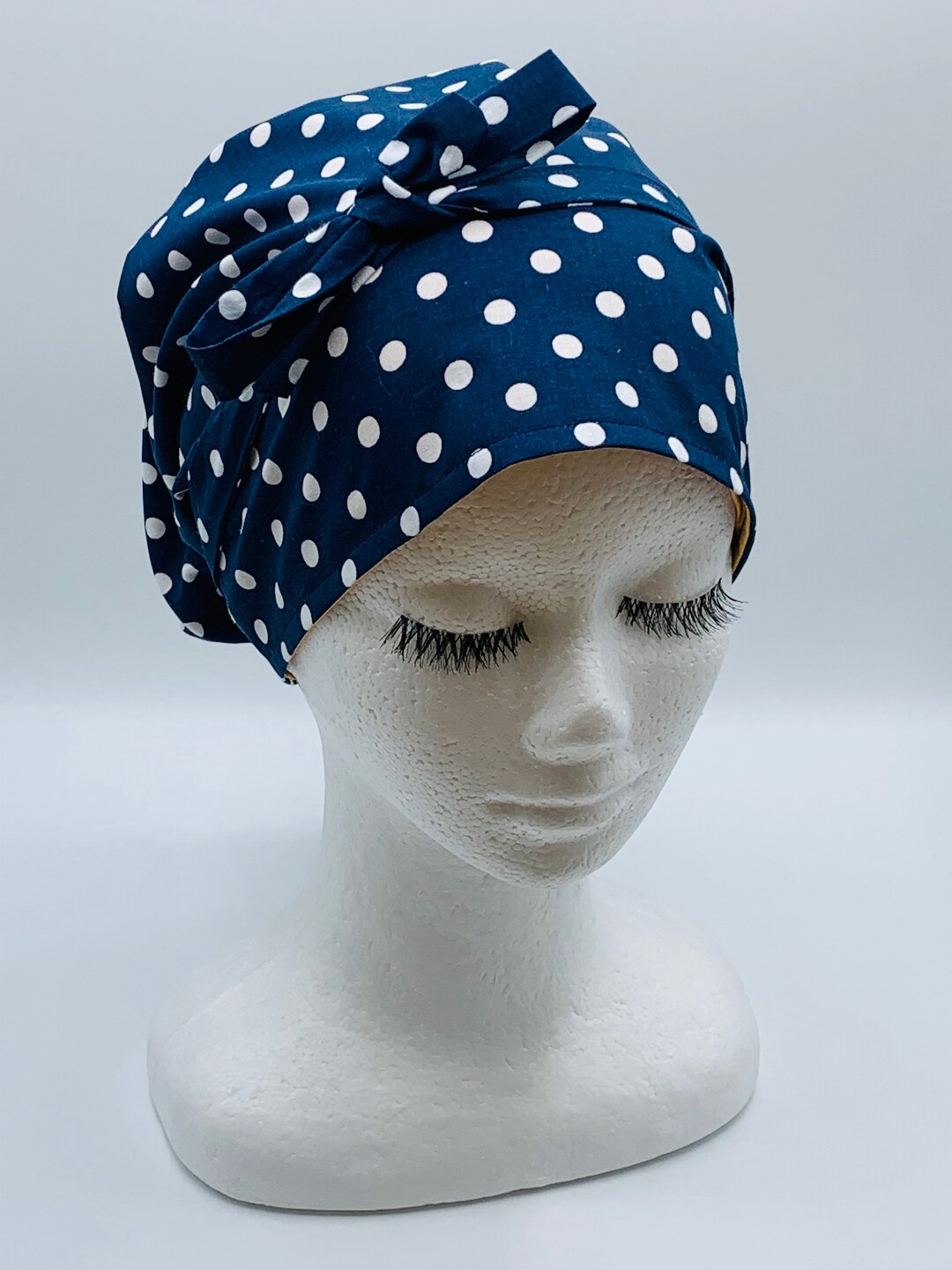 Satin Lined Scrub Cap/ponytail Scrub Cap, Gift for Medical or Dental