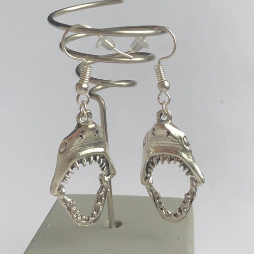 Shark Jaws Earrings Funky Animal Earrings - Etsy