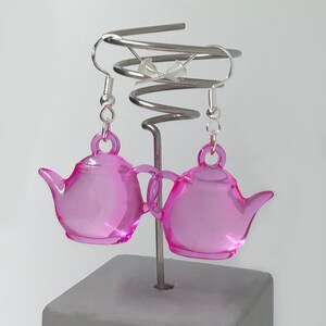 Cute Acrylic Teapot Earrings