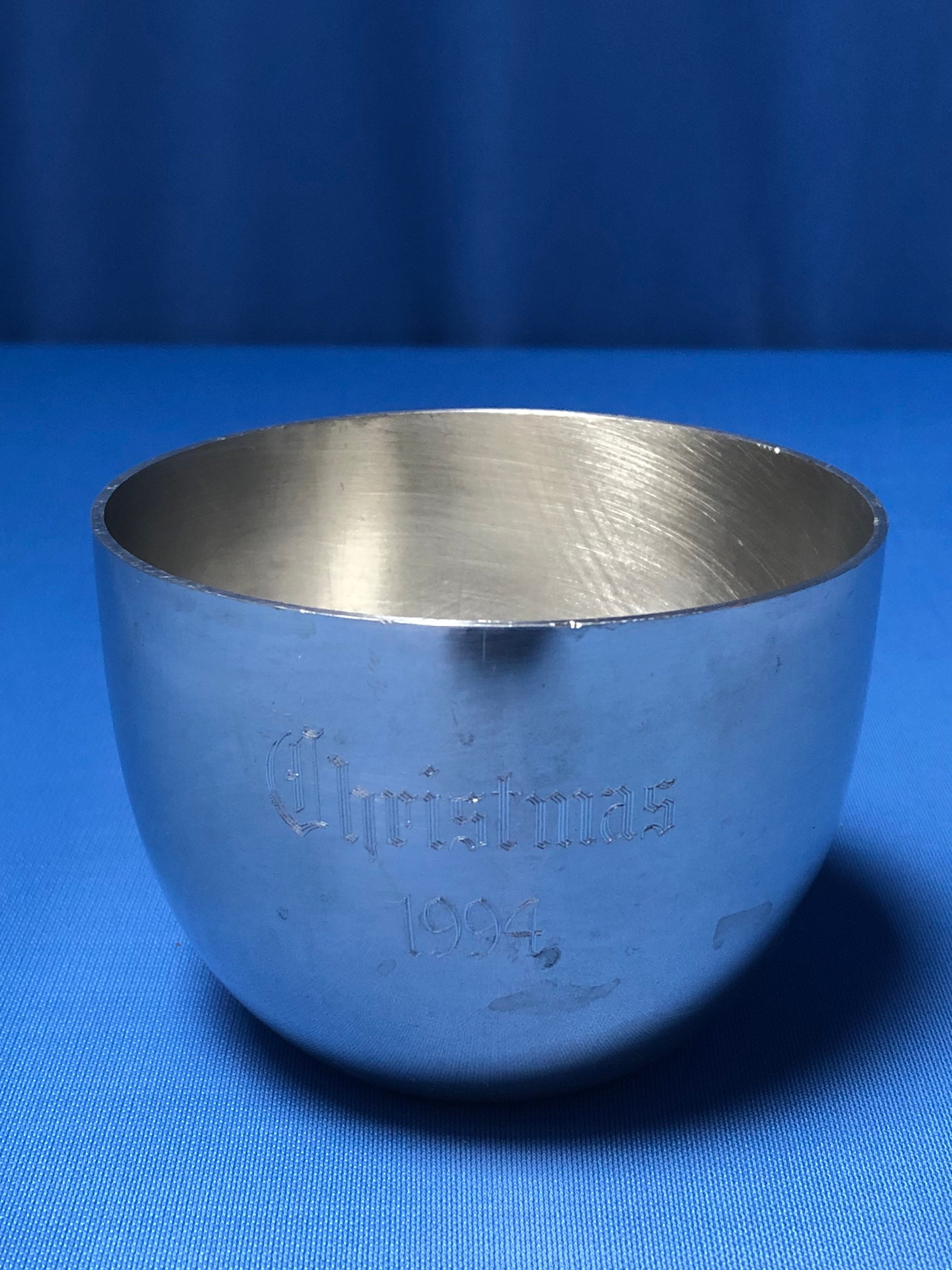 Kirk Stieff pewter cup Christmas 1994 Etsy