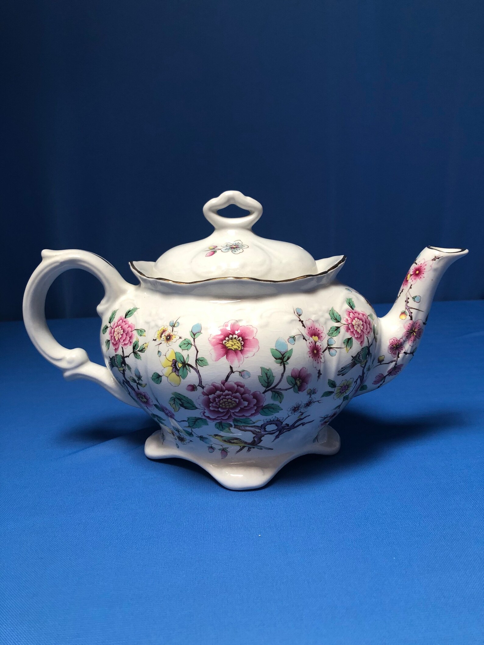 1960s Old Foley James Kent Teapot With 22k Trim Etsy
