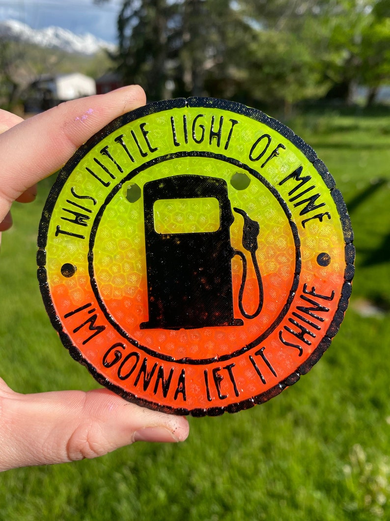 This Little Light of Mine Gas Empty Mold, Girl Math Freshie Mold, Funny Freshie Mold, No Gas Freshie Mold, Humor Silicone Mold, Empty Gas image 3