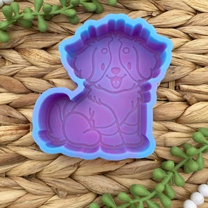 Bermese Mountain Dog Freshie Mold, Dog Freshie Mold, Dog Breed Freshie Molds, Freshie Molds for Beginners, Heat Safe Silicone Mold