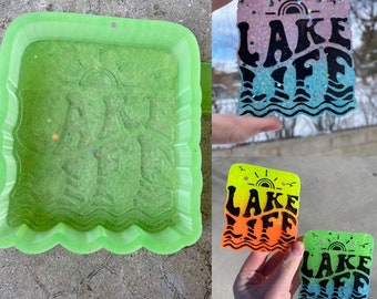 Lake Life Freshie Silicone Mold, aroma beads, freshie making supplies, popular freshie, best selling freshies, summer freshies, vacation