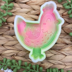 Chicken Freshie Mold, silicone molds,  freshie molds, western freshie molds, homesteading freshie mold, animal freshie mold, farm freshie