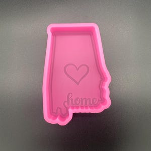 Alabama Freshie Mold, Home State Freshie Molds, USA Freshie Molds, Beginner Aroma Bead Molds, Alabama State Freshie Mold
