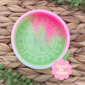Baseball freshie mold, sports silicone mold, hey batter mold, baseball season freshie mold, soap making mold, concrete mold, best selling
