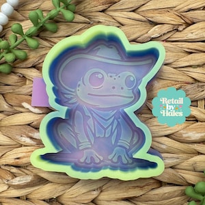 Cowboy Frog Freshie Mold, Western Freshie Molds for Men, Bestselling guy freshie molds, popular silicone molds for husbands, country freshie