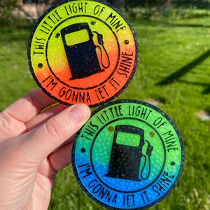 This Little Light of Mine Gas Empty Mold, Girl Math Freshie Mold, Funny Freshie Mold, No Gas Freshie Mold, Humor Silicone Mold, Empty Gas image 2