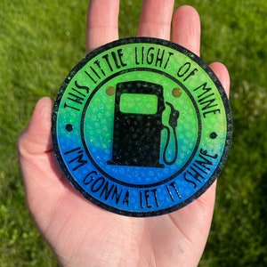 This Little Light of Mine Gas Empty Mold, Girl Math Freshie Mold, Funny Freshie Mold, No Gas Freshie Mold, Humor Silicone Mold, Empty Gas image 4