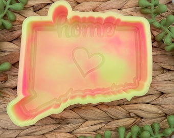 Connecticut Freshie Mold, Home State Freshie Molds, USA Freshie Molds, Beginner Aroma Bead Molds