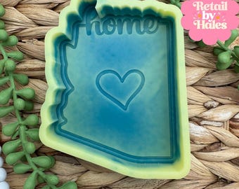 Arizona Freshie Mold, Home State Freshie Molds, USA Freshie Molds, Beginner Aroma Bead Molds, Arizona State Freshie Mold