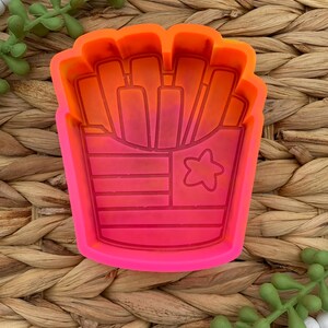 USA Fries Freshie Mold, Summer Freshie Molds, fourth of July Freshie Mold, patriotic Silicone Mold, US freshie molds, America freshie mold
