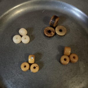 Tibetan Yak Bone Spacer Beads - Handmade in Tibet, Mixed Styles (Group 2)