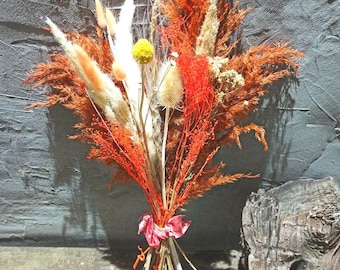 Bouquet naturel de fleurs d'oranger séchées : décoration de ferme de mariage rustique