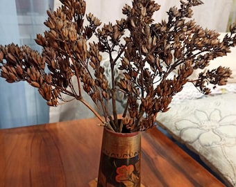 Dried Lilac Branches Bouquet: Autumn Home Decor, Natural Arrangement, Boho Style