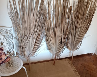Large Dried Palm Leaf: Tropical Home Decor, Beach Wedding (4-5 Ft)