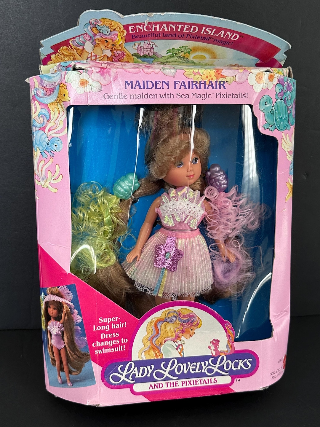 Poupée Lady Lovely Locks – Maiden Fairhair De 1986, Mattel Taïwan, Neuve En Boîte