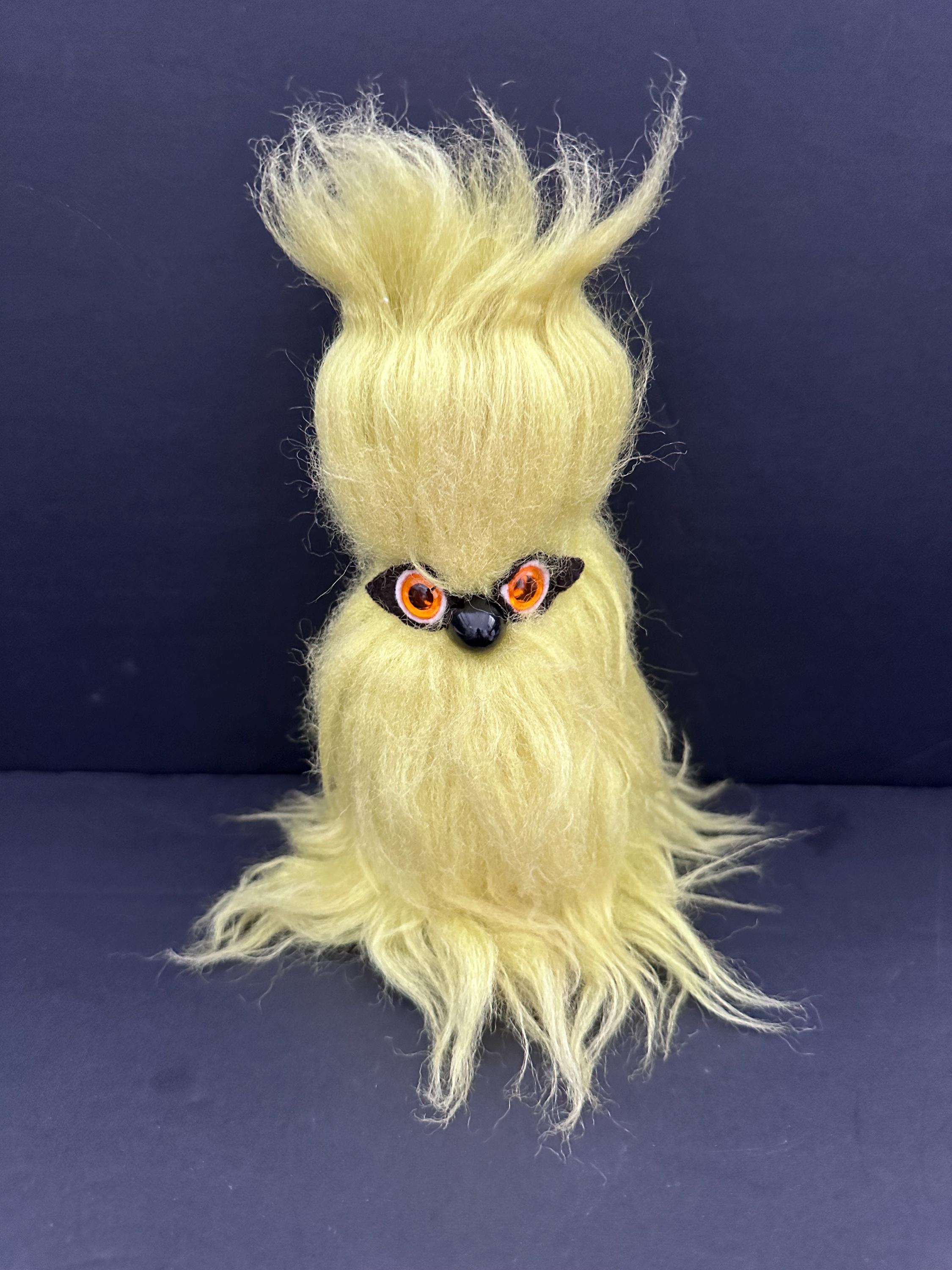 Vintage Glook Gonk Large Yellow Novelty Toy ~ Made in