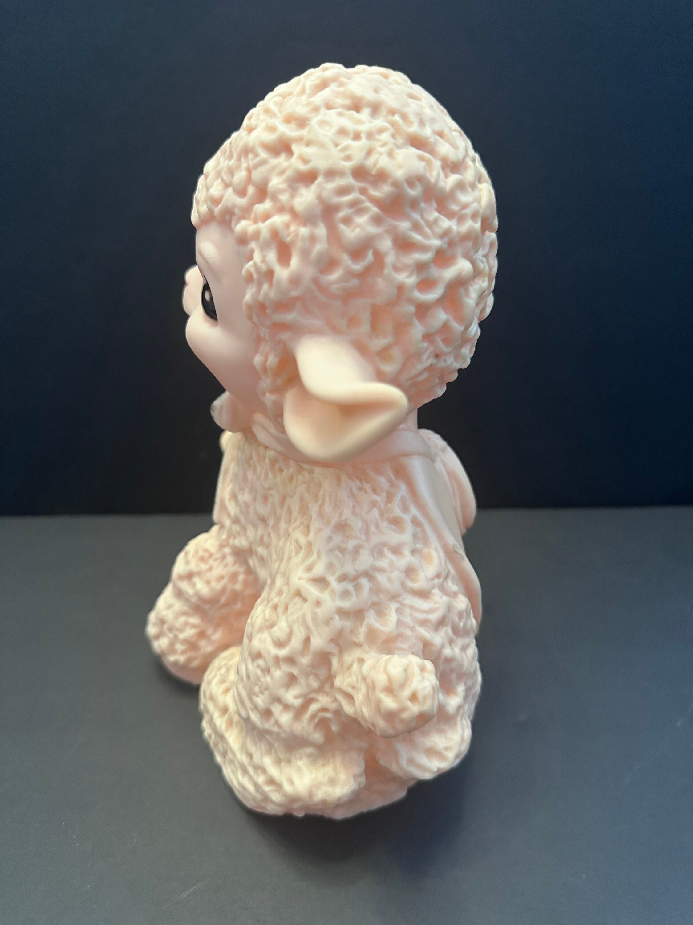 Ashland Vintage Smiling Rubber Lamb With Squeaker Toy 1940's Size 9