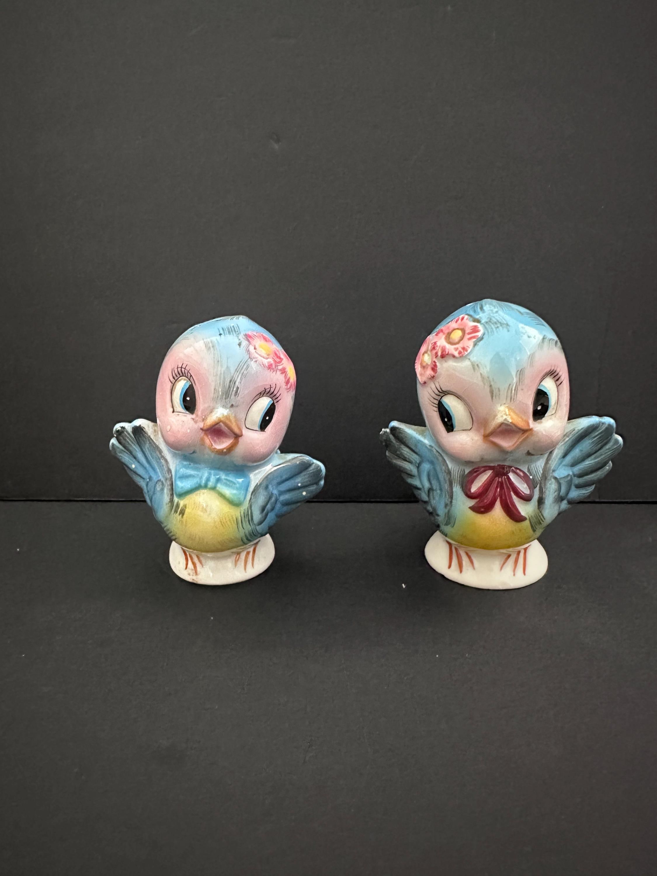 Lefton Bluebird Salt - Etsy