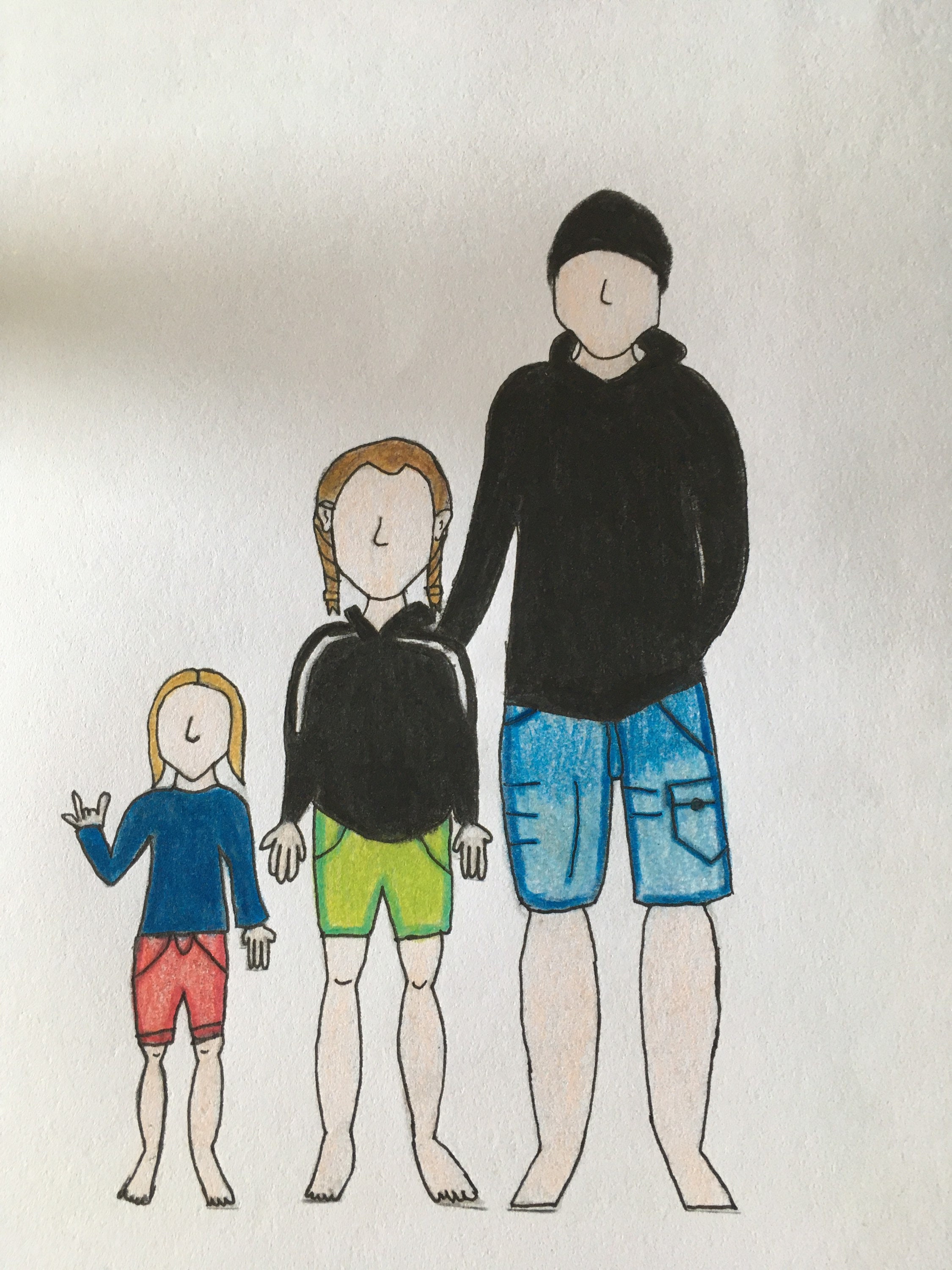 Fathers Day personalised drawing | Etsy