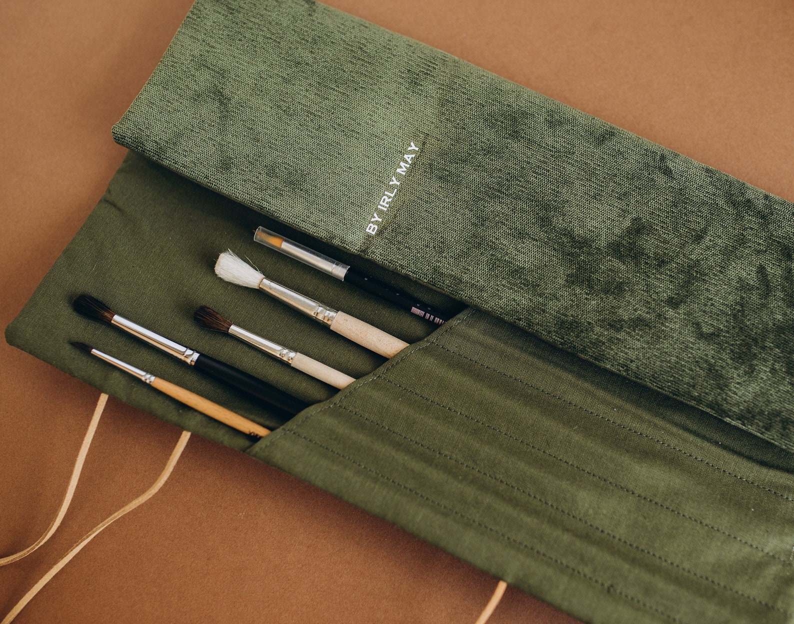 Paint brush roll holder best painters gift is organizer Etsy