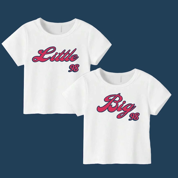 98 Braves Sorority Big Little T-Shirt