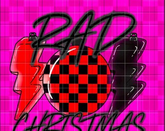 Rad Christmas Boy Red Ornament Sublimation Digital Design PNG