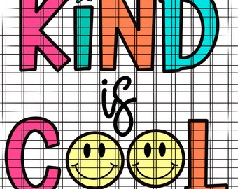 Kind is Cool PNG, Teacher Download (Digital Download)