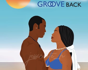 Hoe Stella haar Groove Back 90s zwarte filmmuurkunst kreeg van 8 x 10 inch