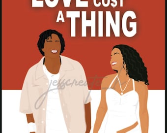 Love Don't Cost a Thing: zwarte filmmuurkunst uit de jaren 2000, 8 x 10 inch.