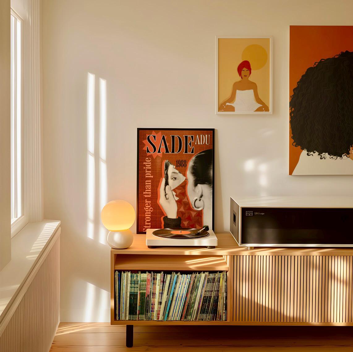 Sade Adu R&B Poster, Digital Art Print, Music Wall Art, Typography - Etsy