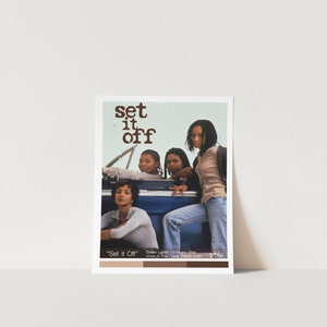 Set it Off Movie Poster INSTANT DIGITAL DOWNLOAD
