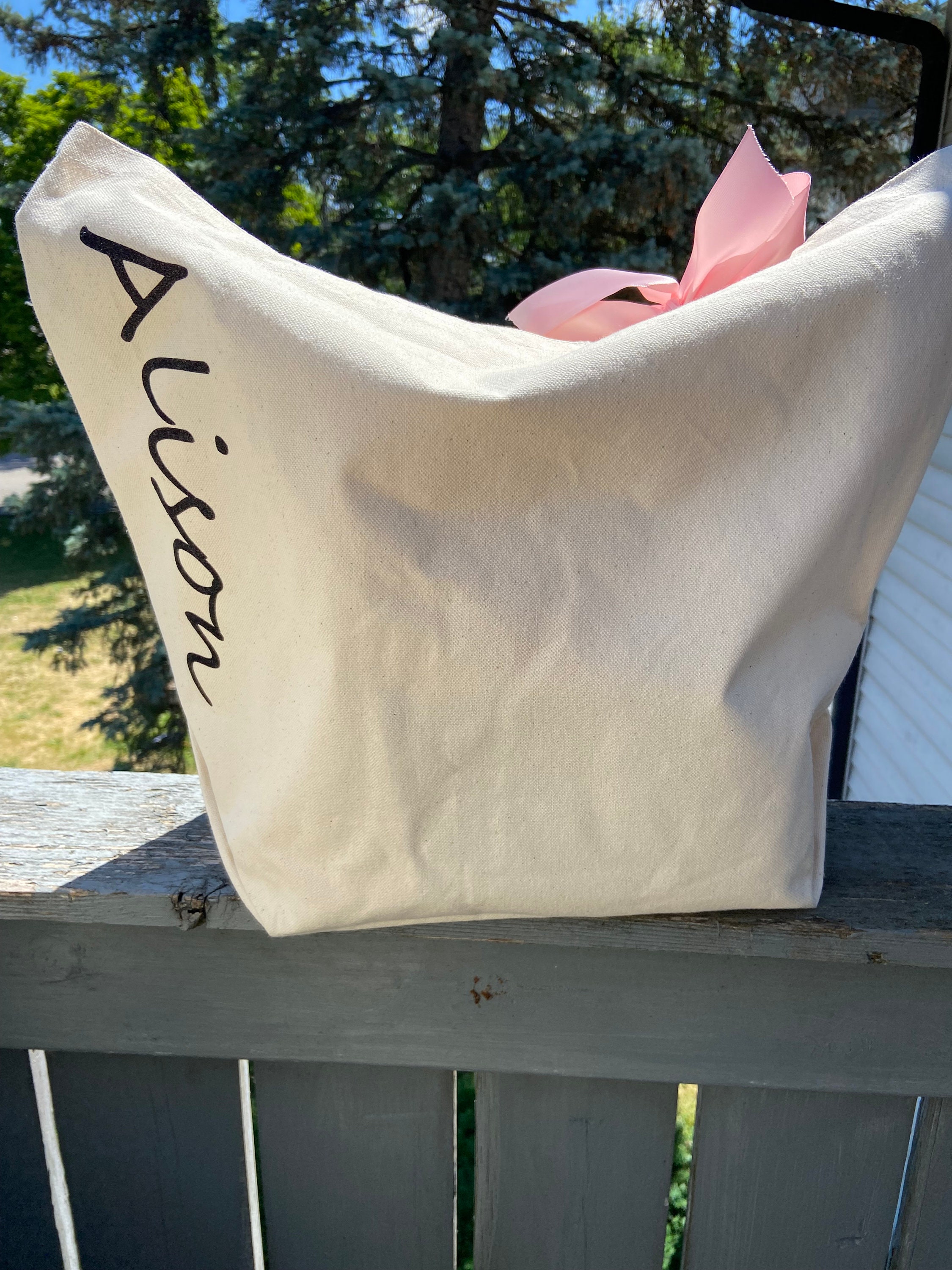 Bridesmaid Gift Bags, Bridesmaid Tote, Wedding, Gift, Travel Bag Etsy