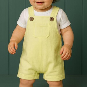 Organic Muslin Kids Outfit: Buttoned Sweatshirt, Ages 1-5