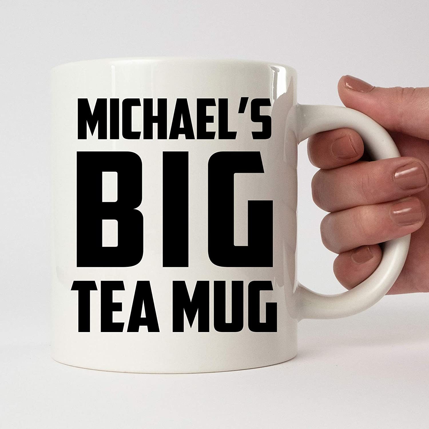 Large Giant Massive White Plain Coffee Mug - Biggest Mug In The World Gift  Boxed 