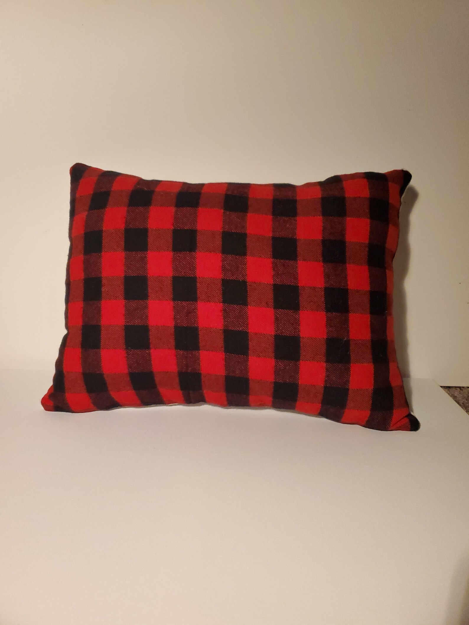 Plaid flannel decorative throw pillow Etsy