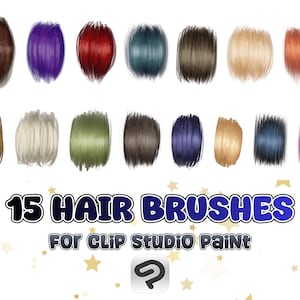 Clip Studio Paint用ヘアブラシ15選