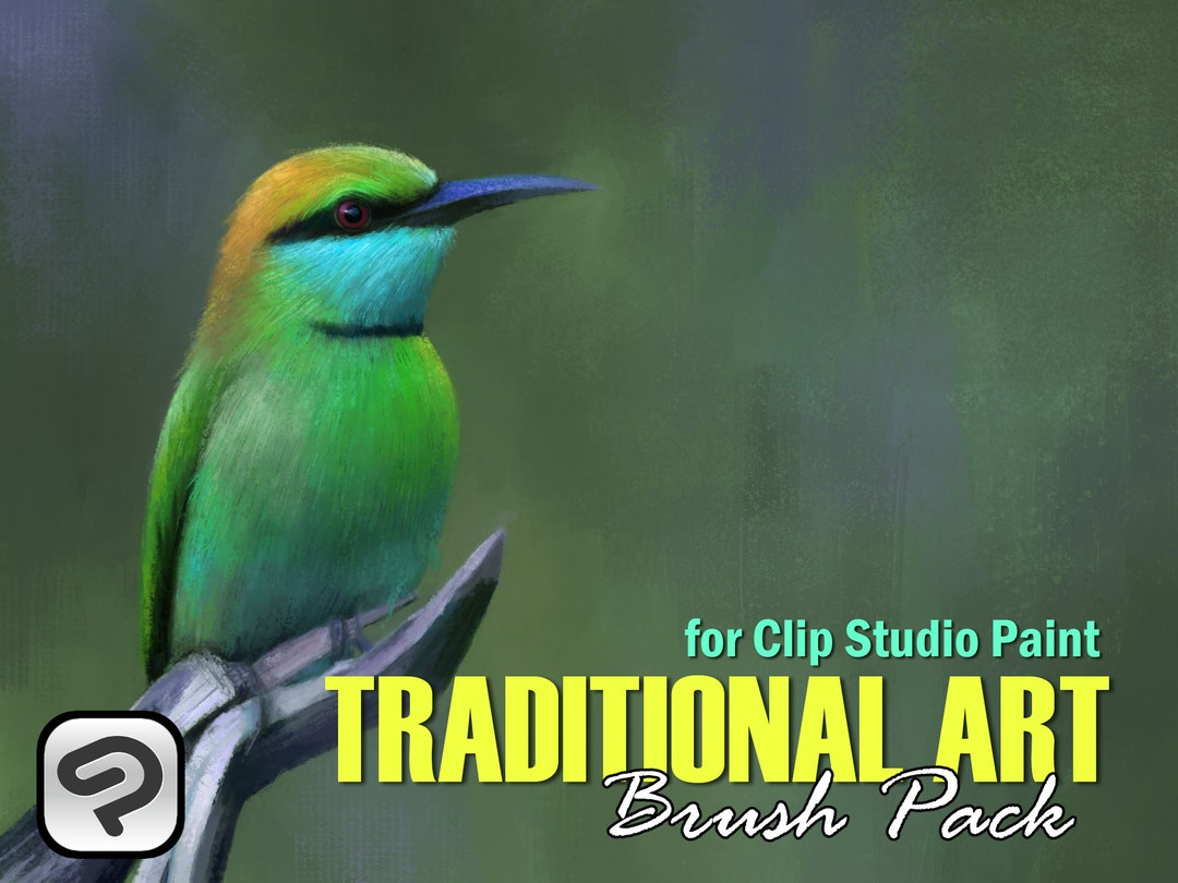 Clip Studio Paint Brushes, Traditional Art Brushes, Textured Brushes ...