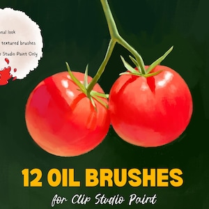 Clip Studio Paint Brushes, Traditional Art Brushes, Textured Brushes, Painterly Brushes, Oil Painting Brushes, Clip Studio Brushes, Canvas
